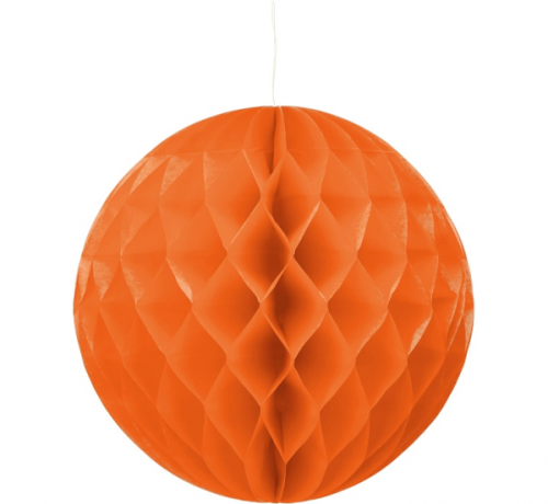Decorative ball, orange, Wed. 30 cm Decorative ball, orange, Wed. 30 cm