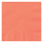 Paper napkins, coral colour, 20 pcs.