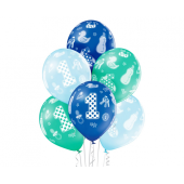 D11 воздушные шары 1st Birthday Boy, ассорти 1c / 5s, 50 шт.