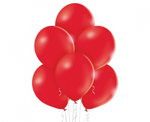 B85 воздушные шары пастельно-красный / 100 шт.