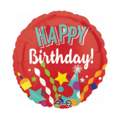 Foil balloon Birthday Party, round