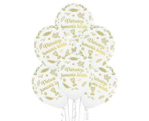 D11 balloons WHPR 1st Communion PA 002 1C5S, 50 pcs
