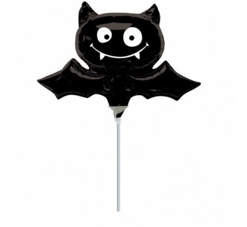 Mini Shape Black Bat Foil Balloon A30 Bulk