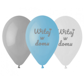 Premium balloons Witaj w Domu, blue, 12