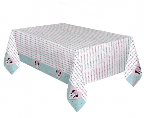 Plastic tablecover MINNIE PARTY, 120 x 180 cm