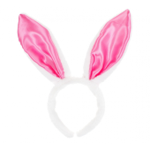 Headband rabbit, dark pink