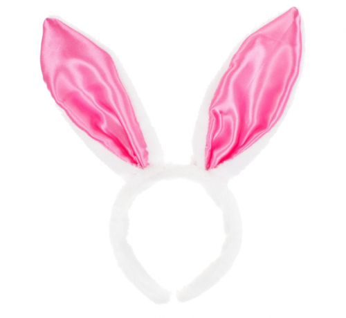 Headband rabbit, dark pink