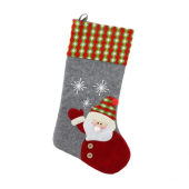 Рождественский носок с фетром Николай, размер: 51 см.