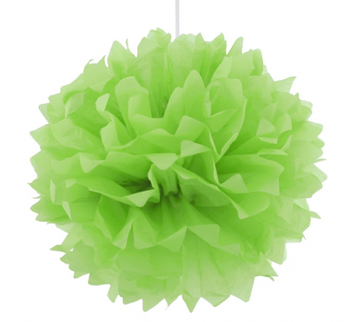 Decorative pistachio pompon, diameter 40 cm Decorative pistachio pompon, diameter 40 cm