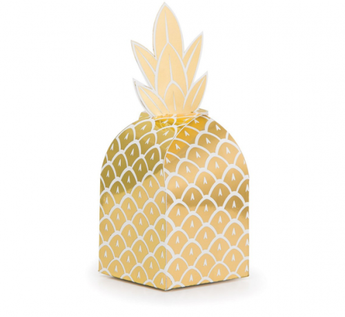 Box for snacks Tropical Pineapple, 8 pcs., size 2,75 x 2,75 x 6,9 Box for snacks Tropical Pineapple, 8 pcs., size 2,75 x 2,75 x 6,9