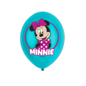 6 Latex Balloons Minnie Mouse 27.5 cm / 11