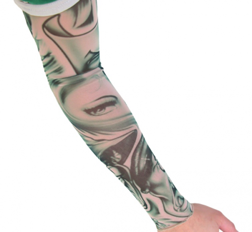 Sleeve with tattoo Female eye Sleeve with tattoo Female eye