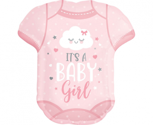 Super Shape Baby Girl Onesie Foil Balloon P35 Packaged 55cm x 60cm