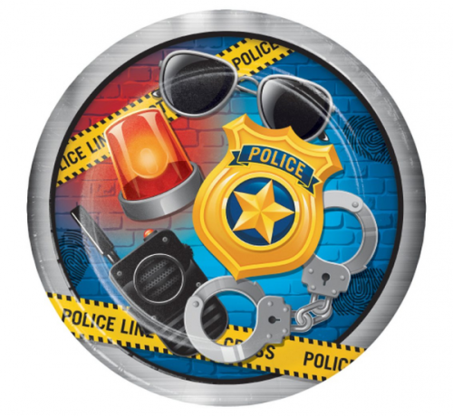 POLICE PARTY  DINNER Plate