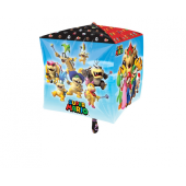 Cubez Mario Bros Foil Balloon G40 Packaged 38 x 38 cm