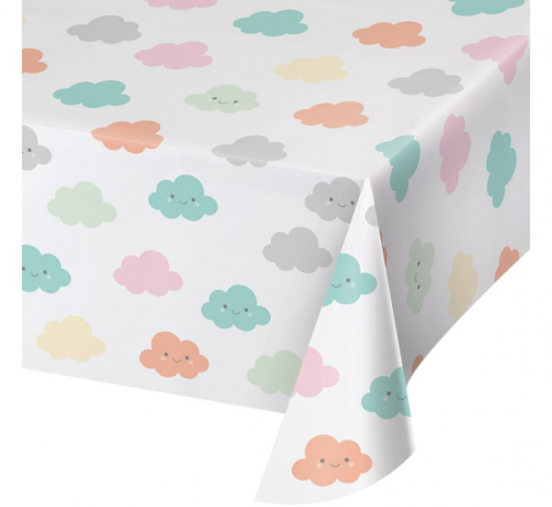 Plastic Tablecover Cloud, size 137x259 cm Plastic Tablecover Cloud, size 137x259 cm