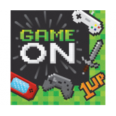 Paper napkins GAMING PARTY, 16 pcs