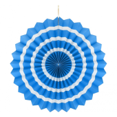 Декоративная розетка «Белая полоса», синяя, средняя 40 см »