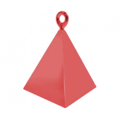 QL balloon weight Pyramid, red / 1 pc.
