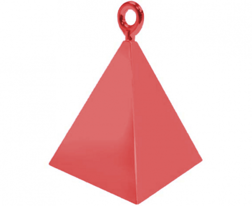 QL balloon weight Pyramid, red / 1 pc.
