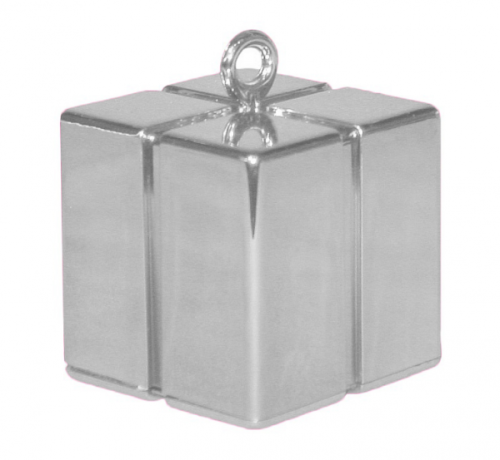 QL balloon weight Present, silver / 1 pc.