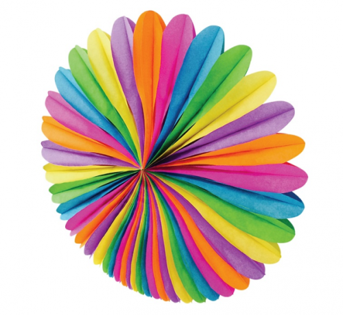 Honeycomb fan decoration Honeycomb fan decoration