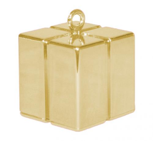 QL balloon weight Present, soft gold / 1 pc.