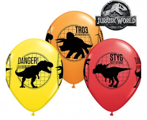 Balloon QL 11 inches Jurrassic World Fallen Kingdom/ 6 pcs. Balloon QL 11 inches Jurrassic World Fallen Kingdom/ 6 pcs.
