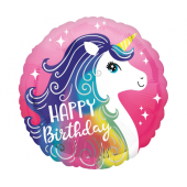 Foil balloon Pink Unicorn Happy Birthday
