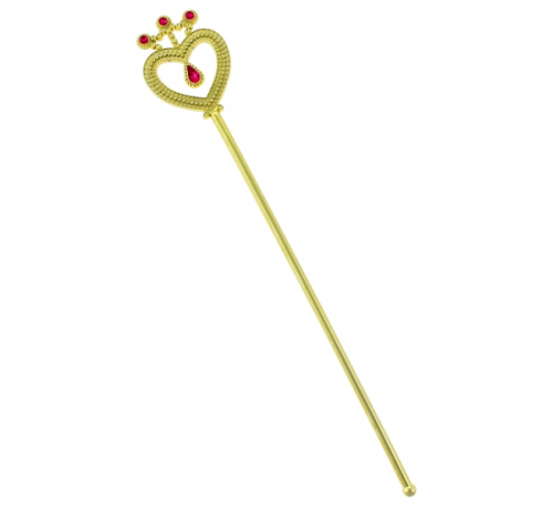 Golden Wand with a ruby, 37 cm