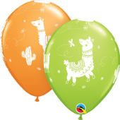 Balloon QL 11 inches Llamas/ 6 pcs.