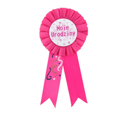 My Birthday badge , pink