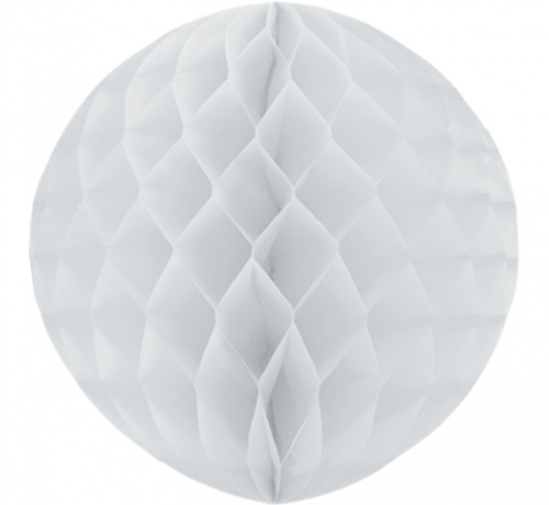 Honeycomb ball decoration, white, diameter 30 cm, 1 pc Honeycomb ball decoration, white, diameter 30 cm, 1 pc