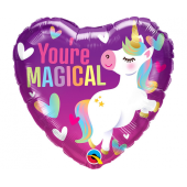 Воздушный шар из фольги 18 &quot;QL HRT You&#39;re Magical Unicorn