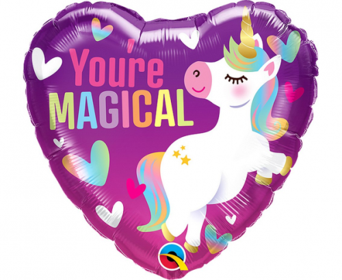 Воздушный шар из фольги 18 "QL HRT You're Magical Unicorn Воздушный шар из фольги 18 "QL HRT You're Magical Unicorn