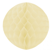 Honeycomb ball decoration, ecru, diameter 30, 1 pc