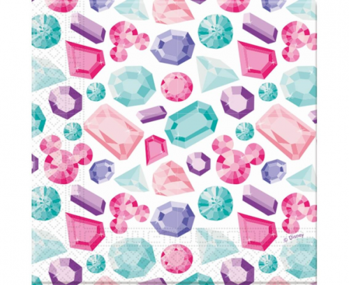 Paper napkins Minnie Party Gem, size 33x33 cm, 20 pcs.