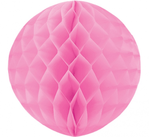 Honeycomb ball decoration, light pink, diameter 30 cm,1 pc