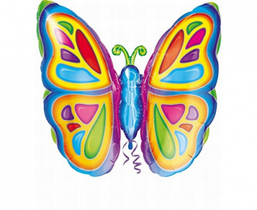 Foil balloon SuperShape Butterfly, packed Foil balloon SuperShape Butterfly, packed