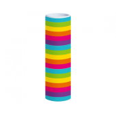 Paper streamers Multicolour Stripes, 18p/4m, 24 pcs.