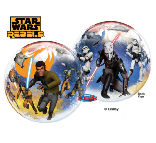 Воздушный шар из фольги 22 "QL Single Bubble Star Wars Rebels Воздушный шар из фольги 22 "QL Single Bubble Star Wars Rebels