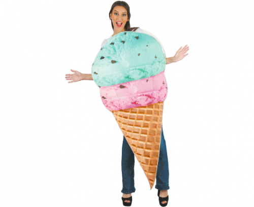 Costume for adult ICE CREAM, size un.