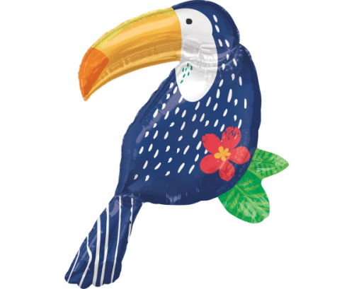 SuperShape Tropical Jungle Toucan Foil Balloon P35 Packaged 76cm x 93cm SuperShape Tropical Jungle Toucan Foil Balloon P35 Packaged 76cm x 93cm