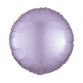 Standard Satin Luxe Pastel Lilac Circle Foil Balloon S15 packaged