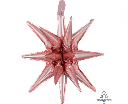 Multi Magic Star' Rose Gold Klein Foil Balloon G40 packaged 45cm x 50cm Multi Magic Star' Rose Gold Klein Foil Balloon G40 packaged 45cm x 50cm