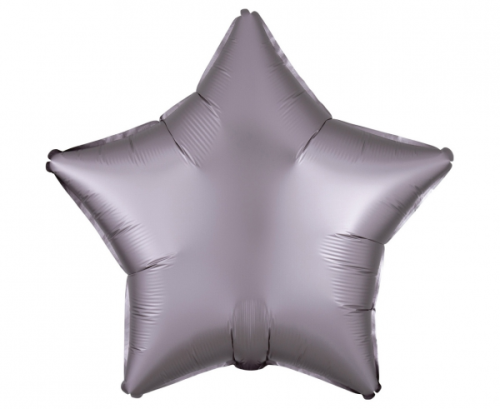 Standard Satin Luxe Greige Star Foil Balloon S15 bulk Standard Satin Luxe Greige Star Foil Balloon S15 bulk