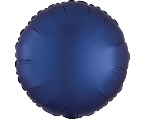 Standard Satin Luxe Navy Circle Foil Balloon S15 bulk