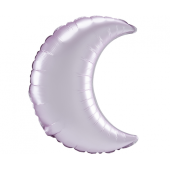 SuperShape Pastel Pink Satin Crescent Foil Balloon S40 Bulk