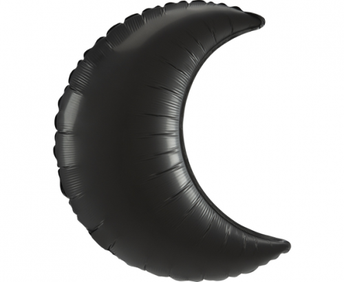 SuperShape Onyx Crescent Foil Balloon P30 Bulk SuperShape Onyx Crescent Foil Balloon P30 Bulk