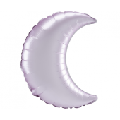 SuperShape Pastel Pink Satin Crescent Foil Balloon P30 Bulk